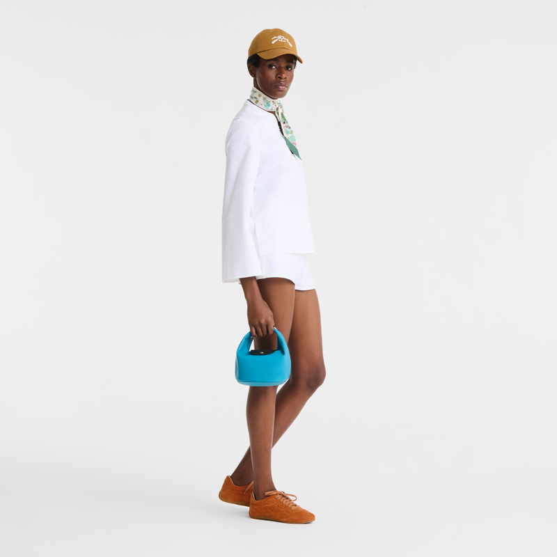 Le Pliage Xtra XS Handbag , Lagoon - Leather  - View 2 of  4