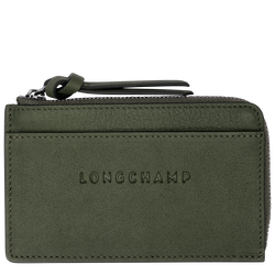 Longchamp 3D 卡夹 , 卡其色 - 皮革