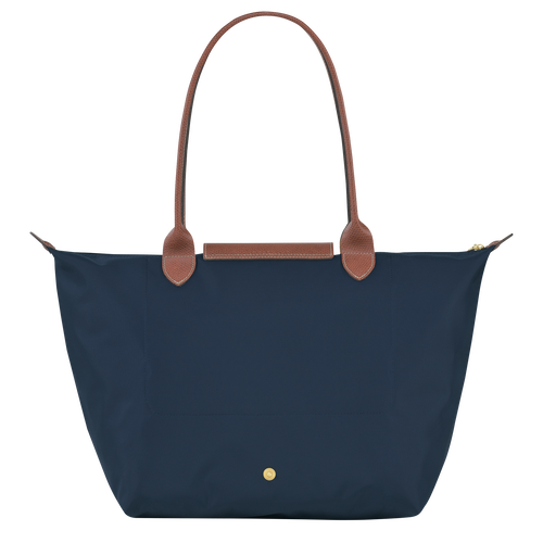 Le Pliage Original L 大号单肩包 , 海军蓝色 - 再生帆布 - 查看 4 6