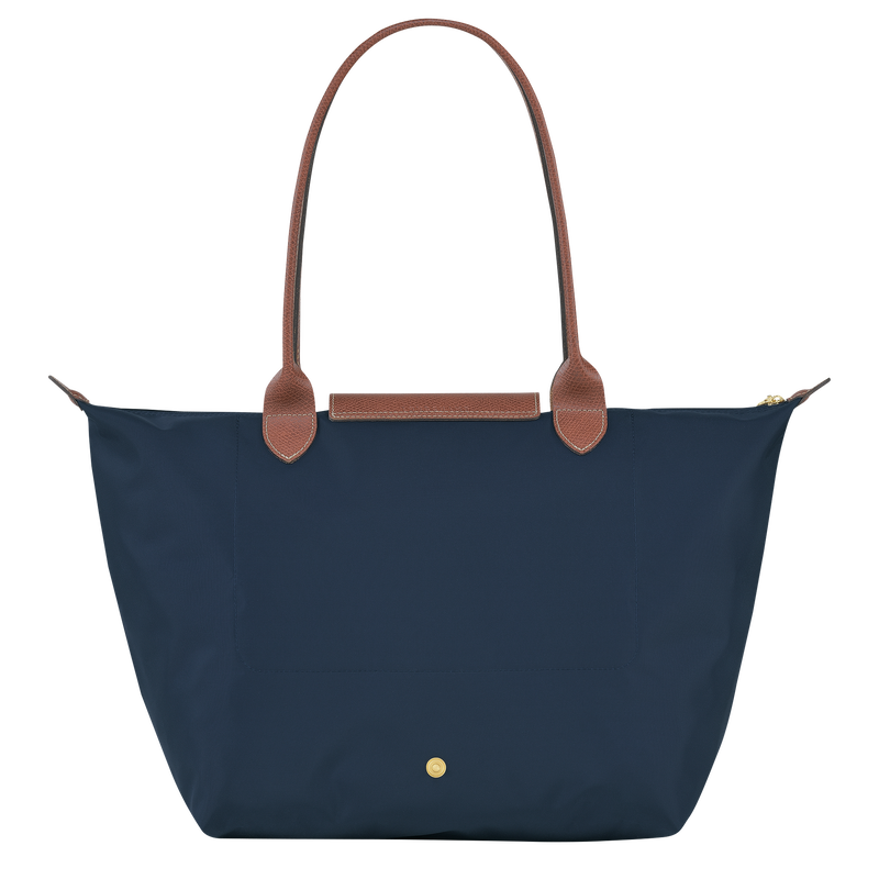 Le Pliage Original L 大号单肩包 , 海军蓝色 - 再生帆布  - 查看 4 6