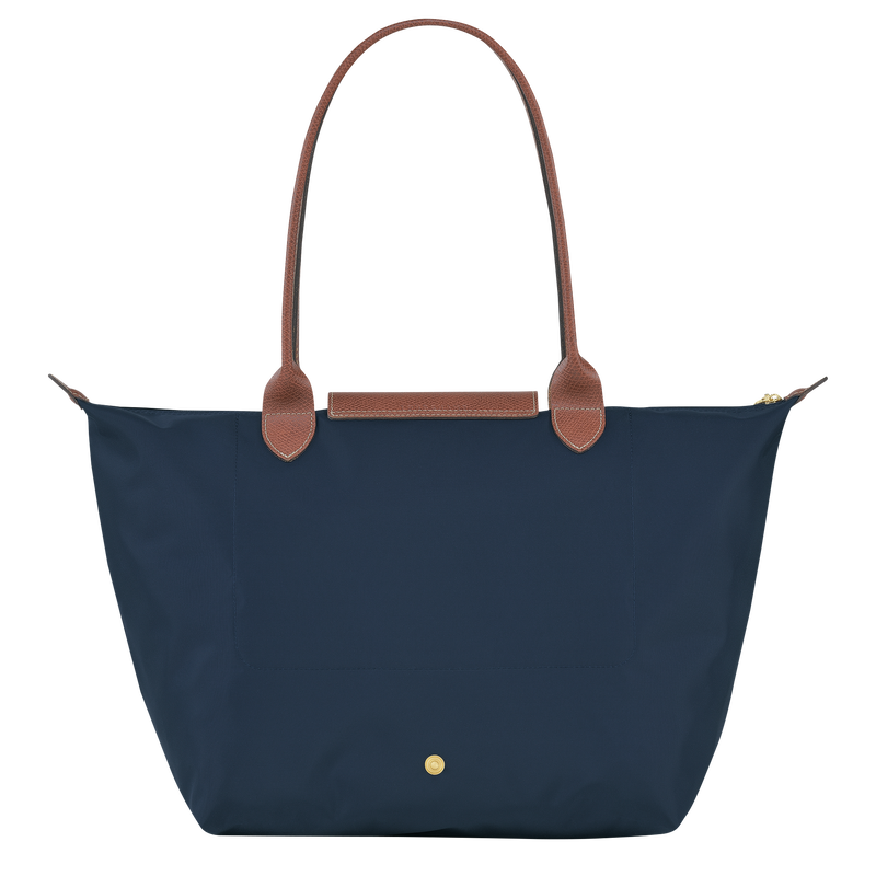 Le Pliage Original L Tote bag , Navy - Recycled canvas  - View 4 of  6