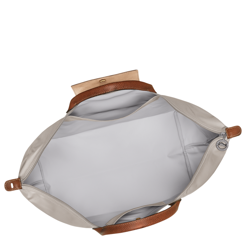 Le Pliage Original L 旅行包 , 鹅卵石色 - 再生帆布  - 查看 5 7
