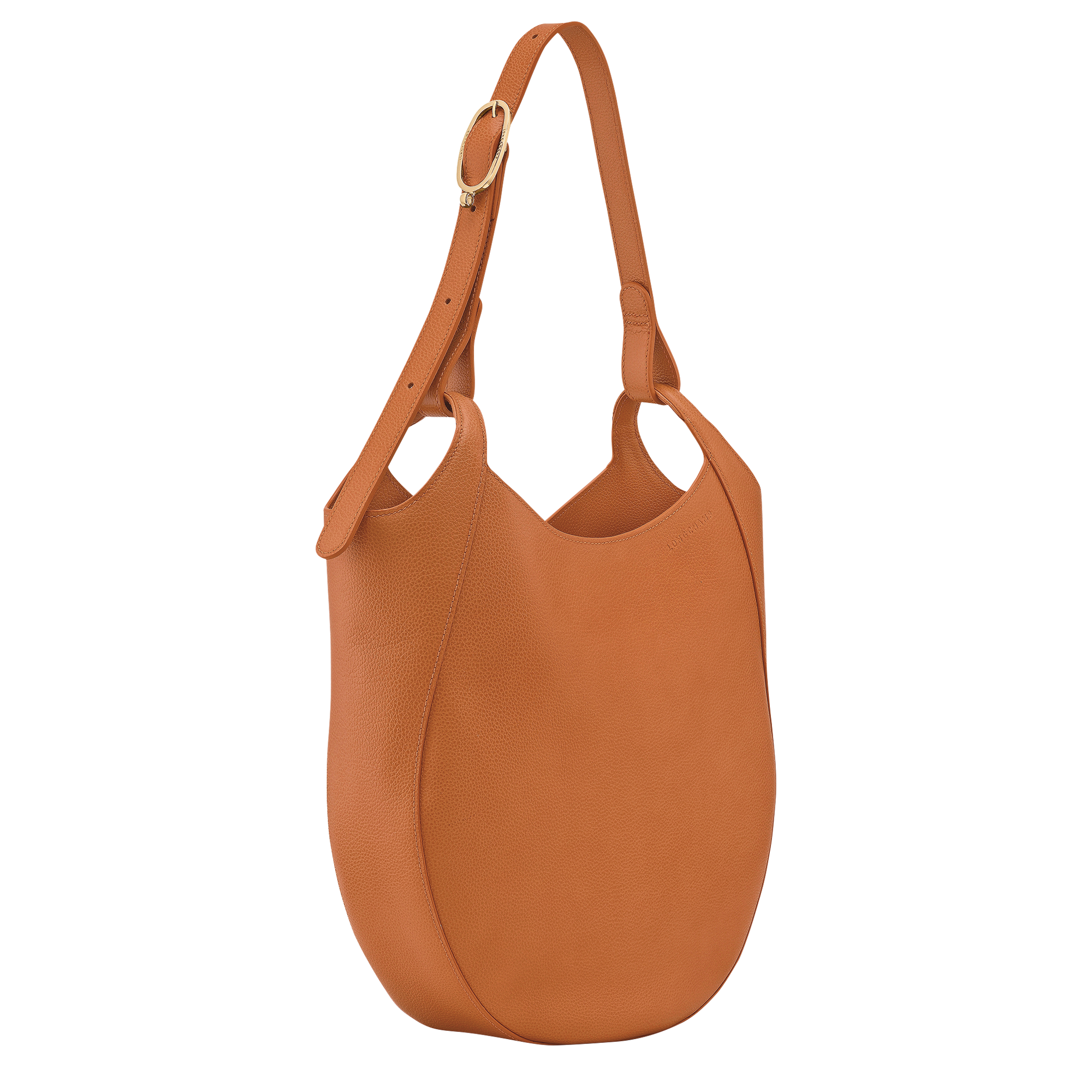 Le Foulonn&eacute; Hobo 袋 L, 琥珀棕
