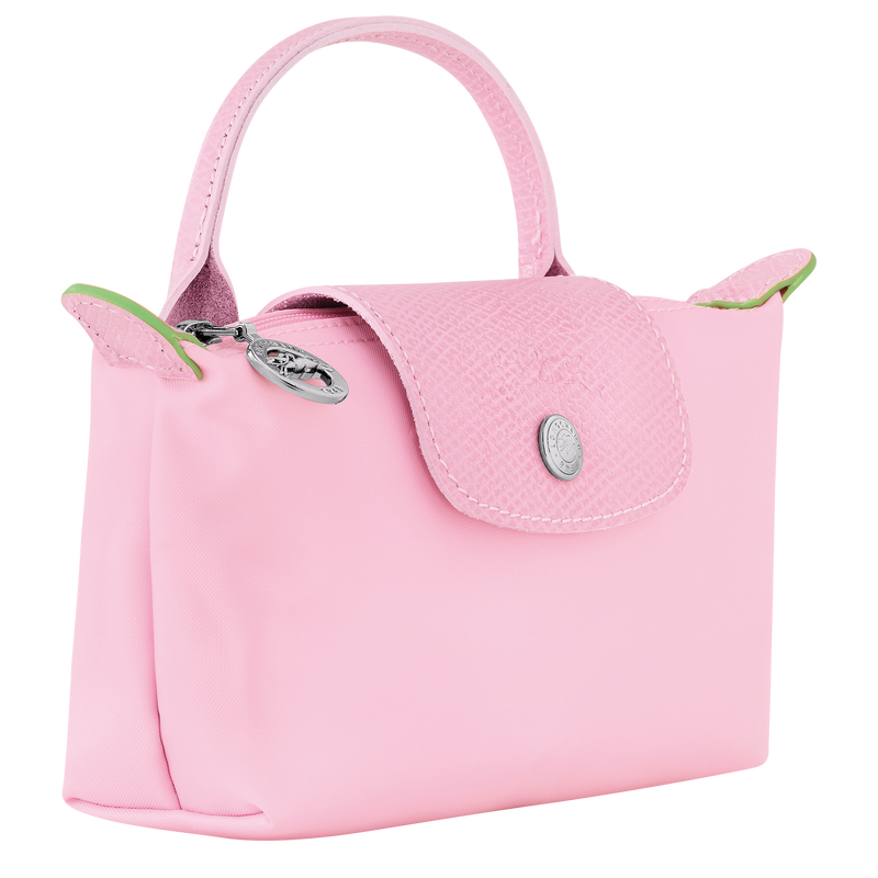 Le Pliage Green 化妆包 , 粉红色 - 再生帆布  - 查看 3 5