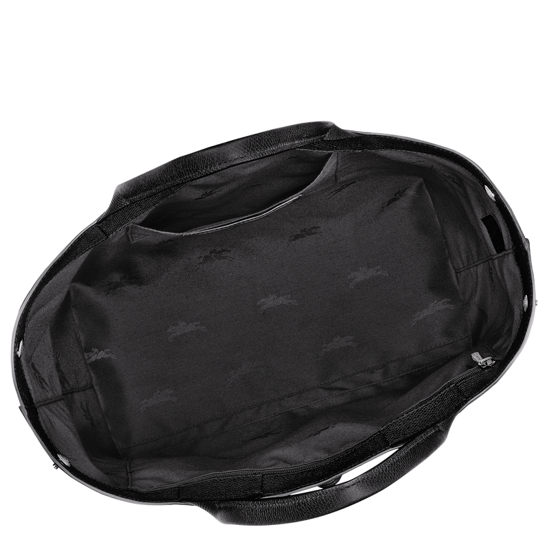 Le Roseau L Handbag , Black - Leather  - View 5 of  6