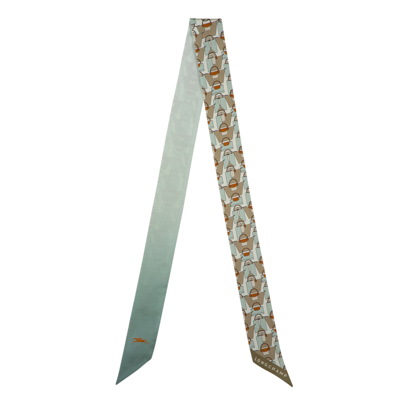 Origami Le Pliage 细丝带 , 马鞭草绿 - 真丝  - 查看 1 3