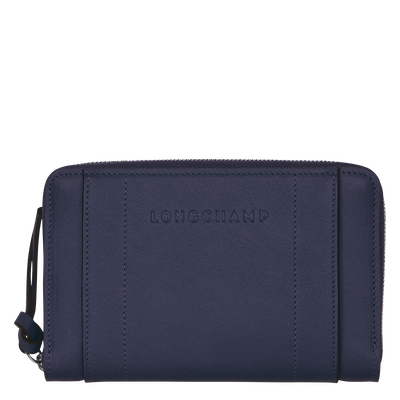 Longchamp 3D Wallet, Bilberry