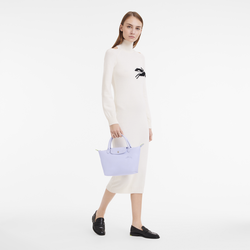 Le Pliage Green S Handbag , Sky Blue - Recycled canvas