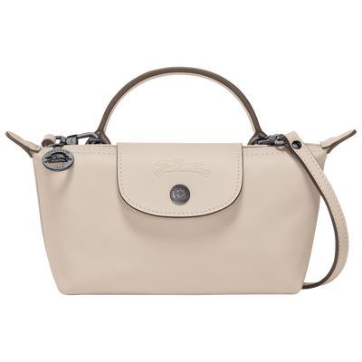 Le Pliage Xtra XS 手拿包 , 米白色 - 皮革
