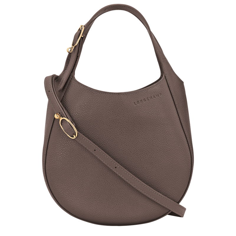 Le Foulonn&eacute; S Handbag , Taupe - Leather  - View 5 of  7