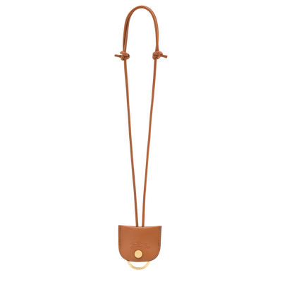 Le Pliage Xtra Key ring , Cashew - Leather