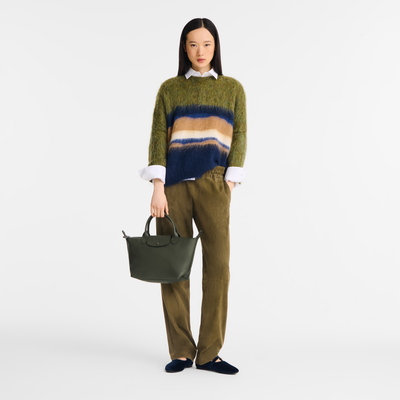 Le Pliage Xtra S 手提包 , 冷杉色 - 皮革