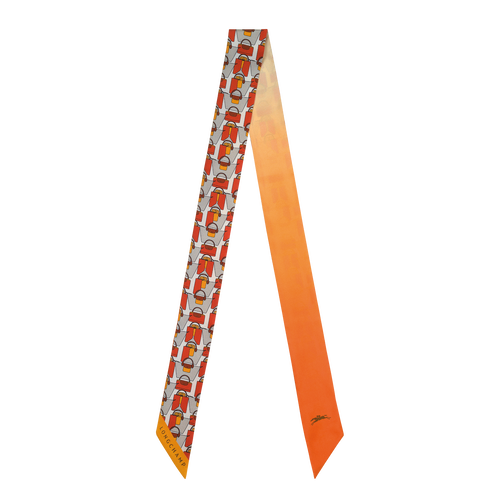 Le Pliage日本折纸术 丝带 , 橙色 - 真丝 - 查看 1 2