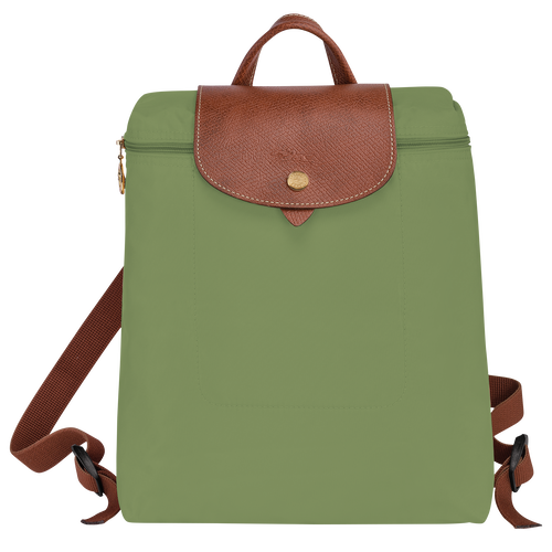 Le Pliage Original M 双肩背包 , 苔藓绿 - 再生帆布 - 查看 1 5