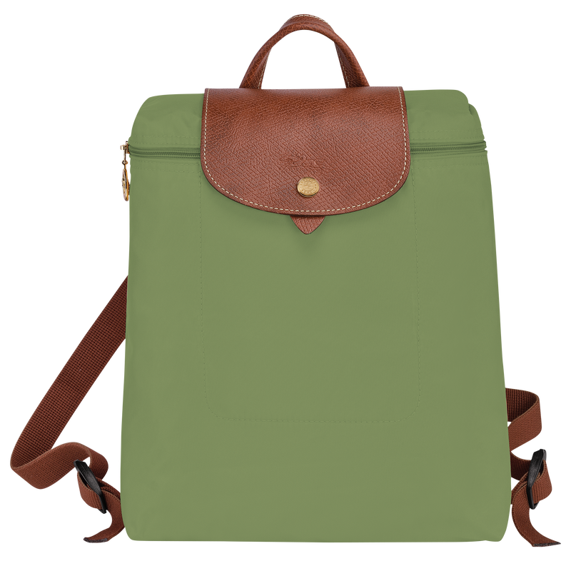 Le Pliage Original M 双肩背包 , 苔藓绿 - 再生帆布  - 查看 1 5