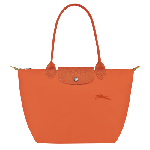 Le Pliage Green M 小号单肩包 , 胡萝卜色 - 再生帆布 - 查看 1 5