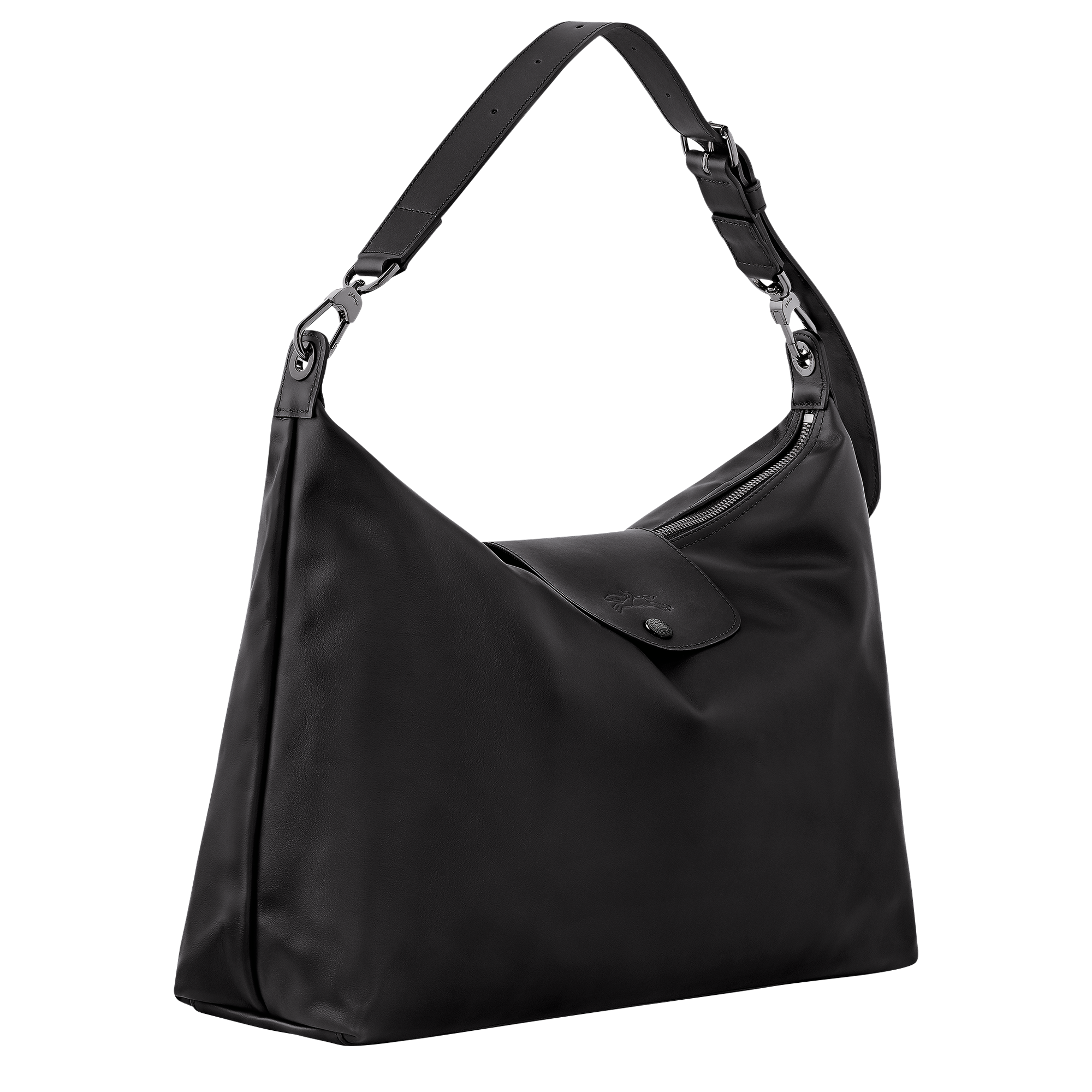 Le Pliage Xtra Hobo 袋 XL, 黑色