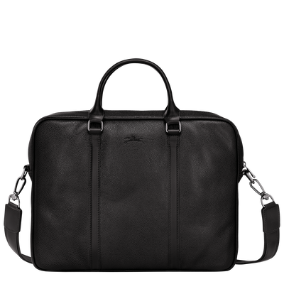 Le Foulonné Briefcase XS, Black