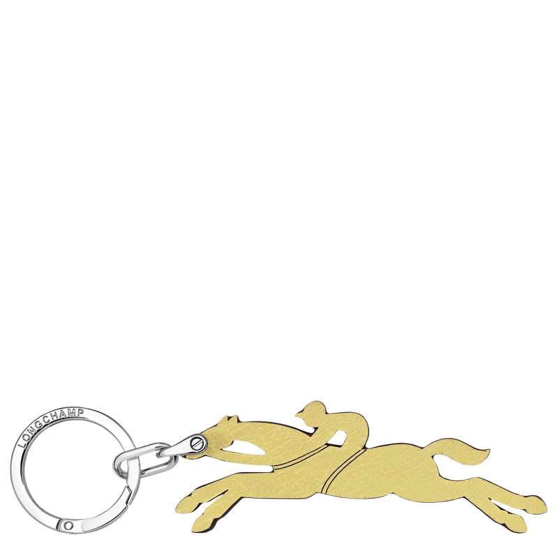 Le Pliage Original Key ring , Lime - Leather  - View 1 of  1
