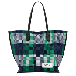 Essential L Tote bag , Navy/Lawn - Canvas