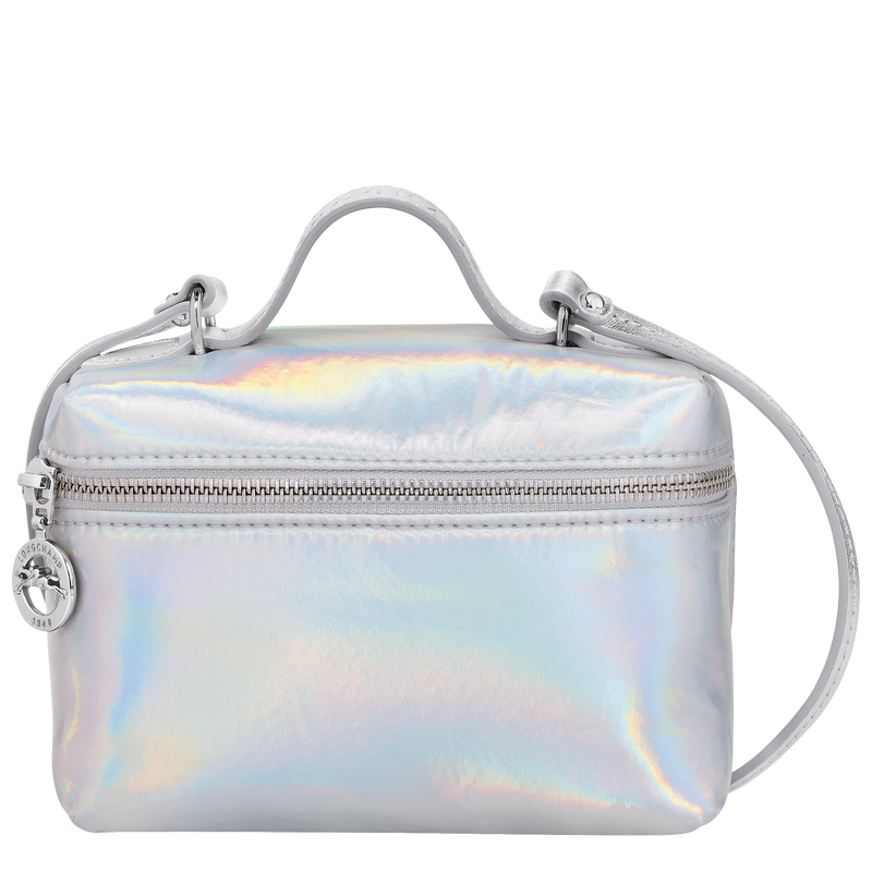 Le Pliage Collection XS Crossbody bag , Silver - Canvas  - View 1 of  4
