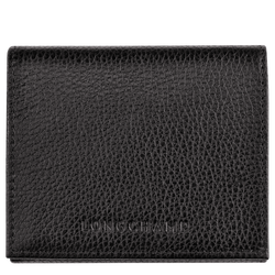 Le Foulonné Coin purse , Black - Leather