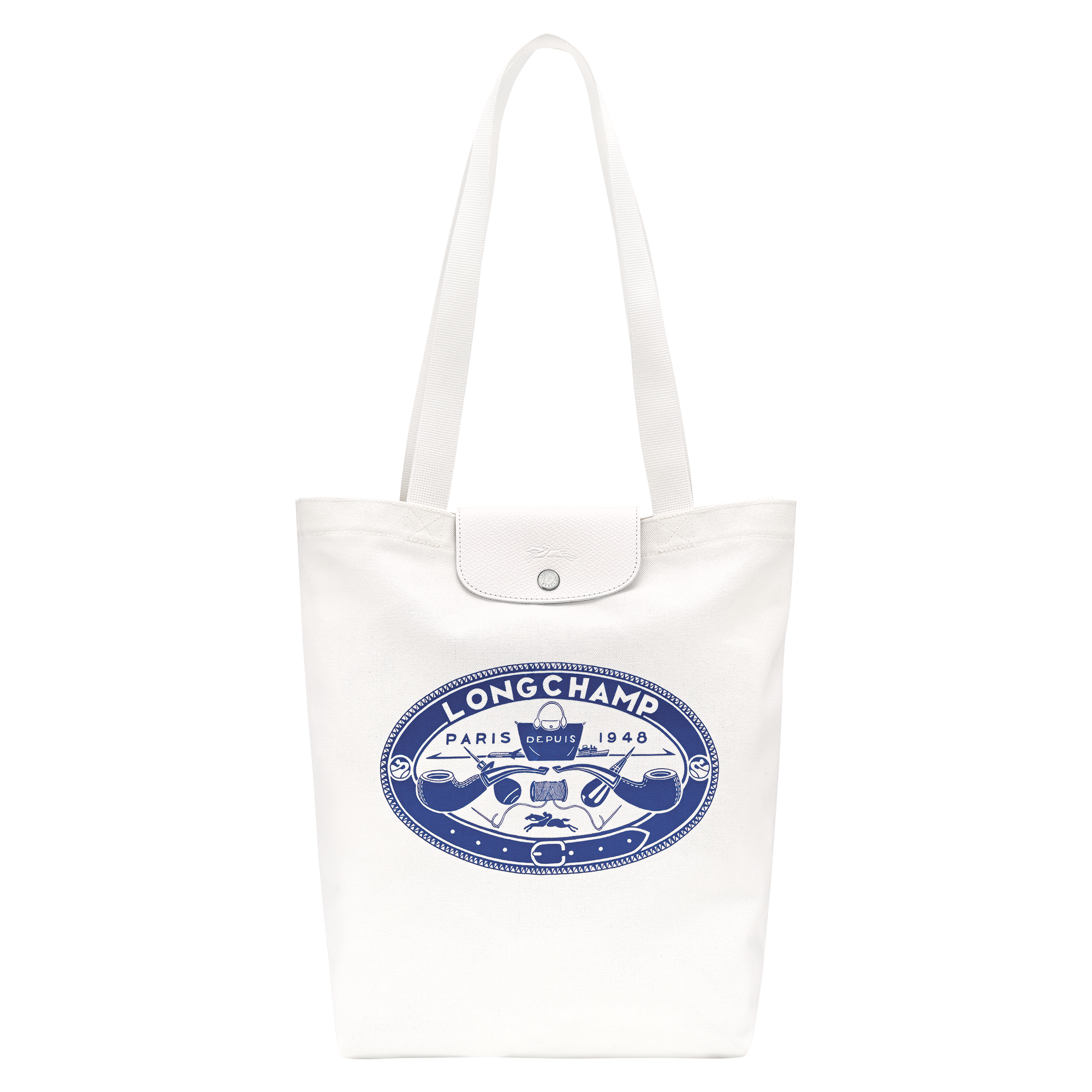 Tote bag M, Ecru - View 1 of 
        6 - zoom in Le Pliage Collection Tote bag M, Ecru