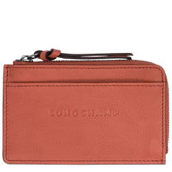 Longchamp 3D Card holder , Sienna - Leather