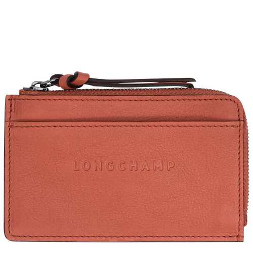 Longchamp 3D Card holder , Sienna - Leather - View 1 of  3