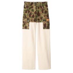 Fall/Winter 2023 Collection Trousers , Khaki/Ecru - OTHER