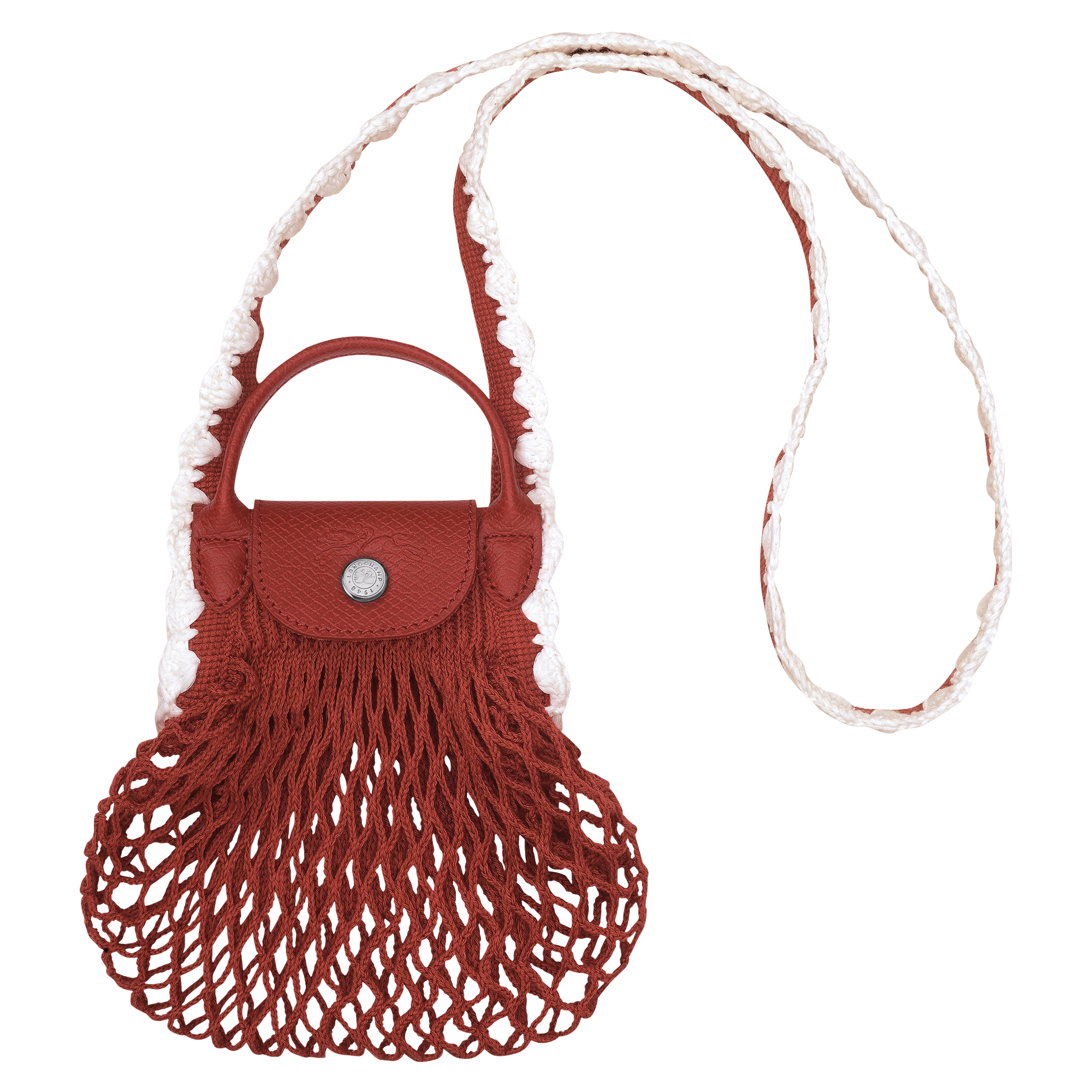 Mesh bag XS, Terracotta - View 1 of
4 - zoom in Le Pliage Collection Mesh bag XS, Terracotta