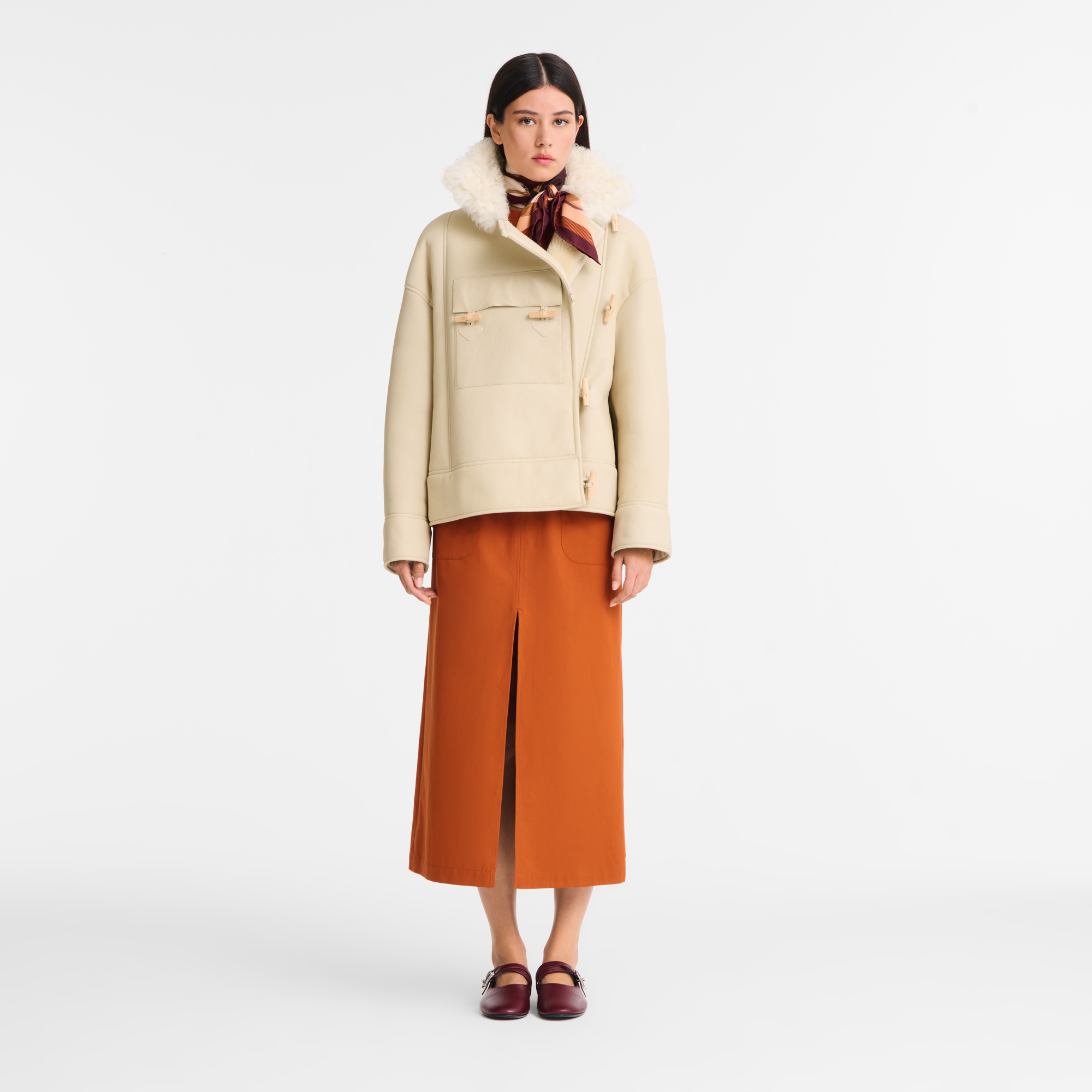 Coat, Ecru - View 1 of
4 - zoom in null Coat, Ecru