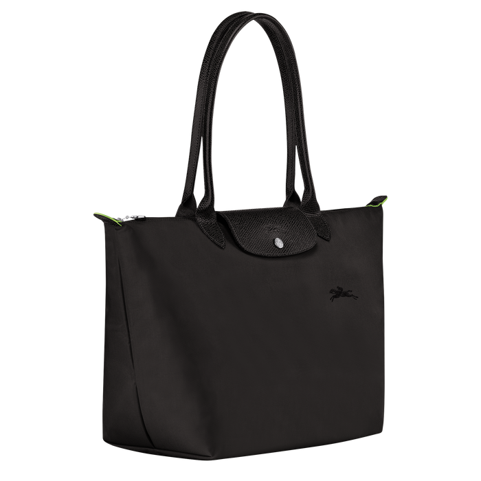 Le Pliage Green 大号单肩包, 黑色