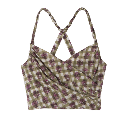 Top , Artichoke - Vichy print veil