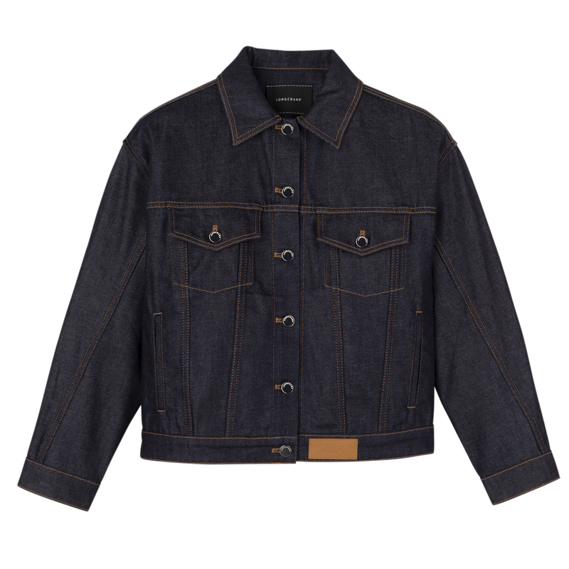 夹克 , 午夜蓝 - 牛仔布  - 查看 1 5