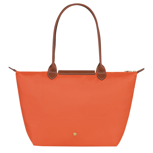 Le Pliage Original L Tote bag , Orange - Recycled canvas - View 4 of  7
