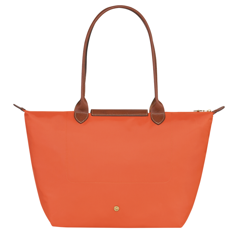 Le Pliage Original L Tote bag , Orange - Recycled canvas  - View 4 of  7