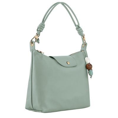 Le Pliage Xtra Hobo 袋 M, 薄荷蓝