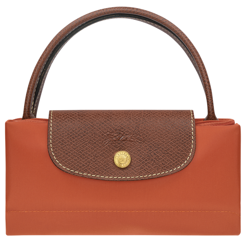 Le Pliage Original S 手提包 , 砖红色 - 再生帆布  - 查看 7 7