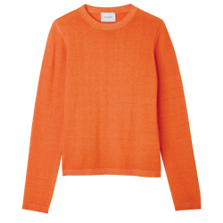 毛衣 , 橘色 - 针织