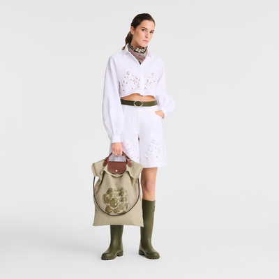 Le Pliage 系列 XL 托特包 , 洋蓟绿 - 帆布
