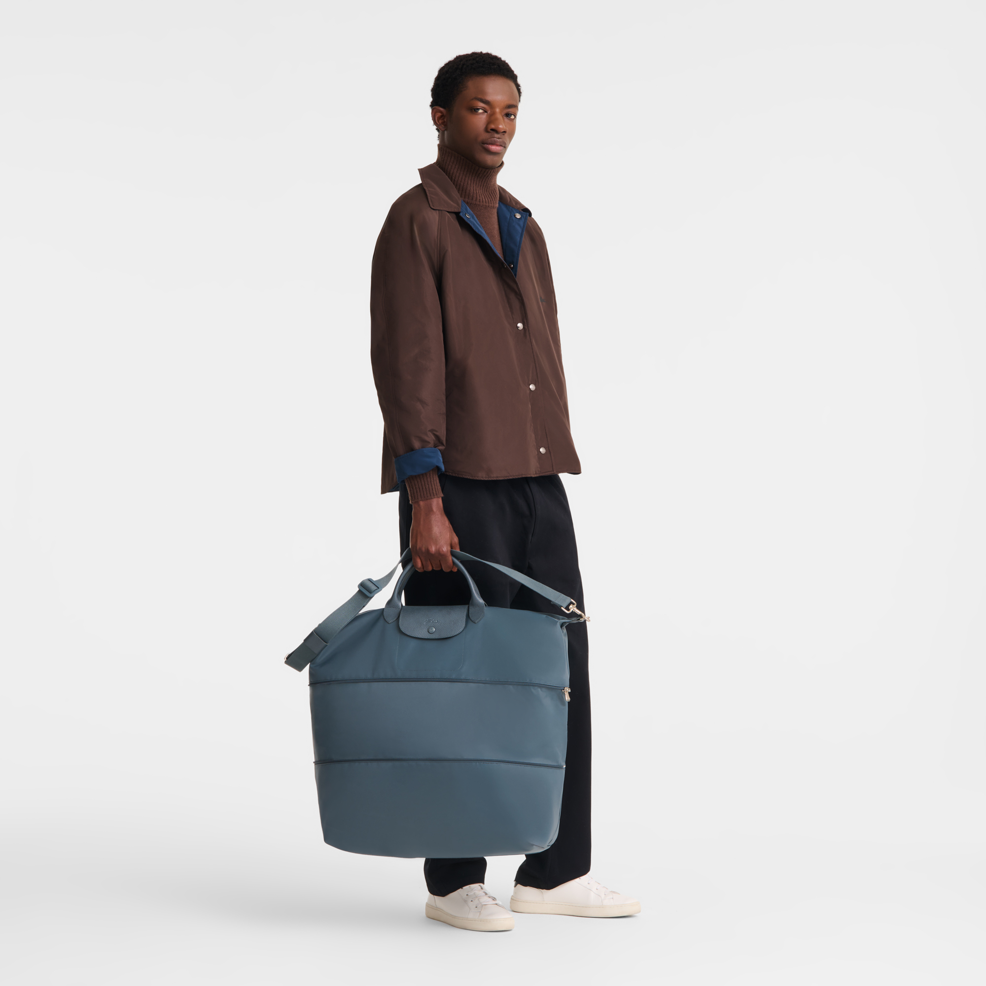 Le Pliage One Travel bag expandable, Anthracite