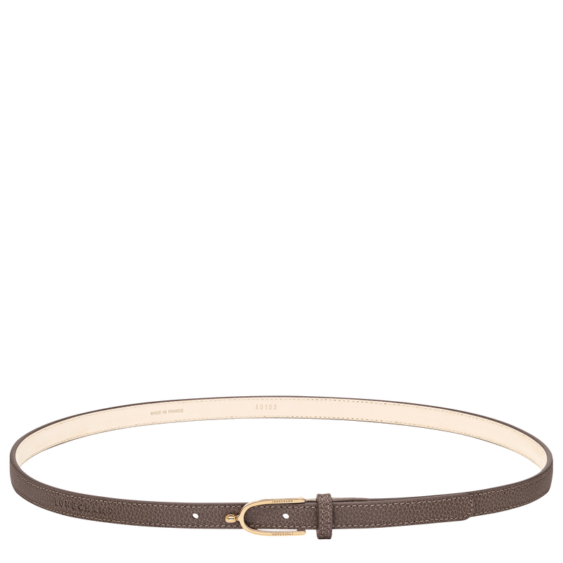 女士皮带 , 褐灰色 - 皮革  - 查看 1 3