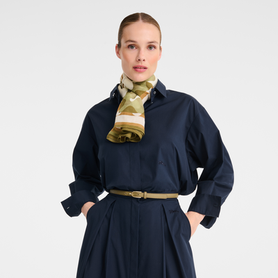 Porte-Bonheur Longchamp 披肩 , 青苔翠 - 莫代尔