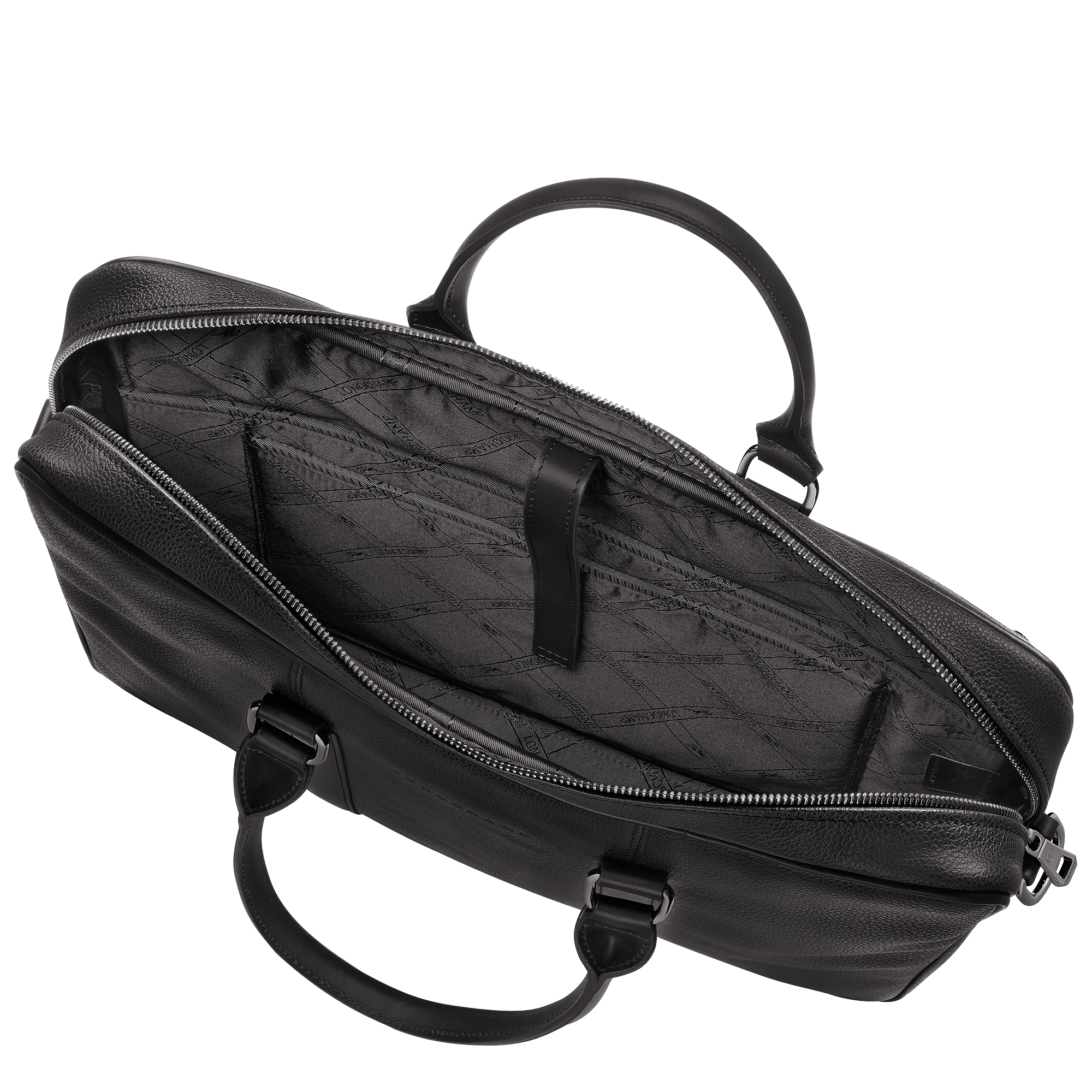 公文包 S, 黑色 - 查看 5
        5 - 放大 Le Foulonné 系列 公文包 S, 黑色