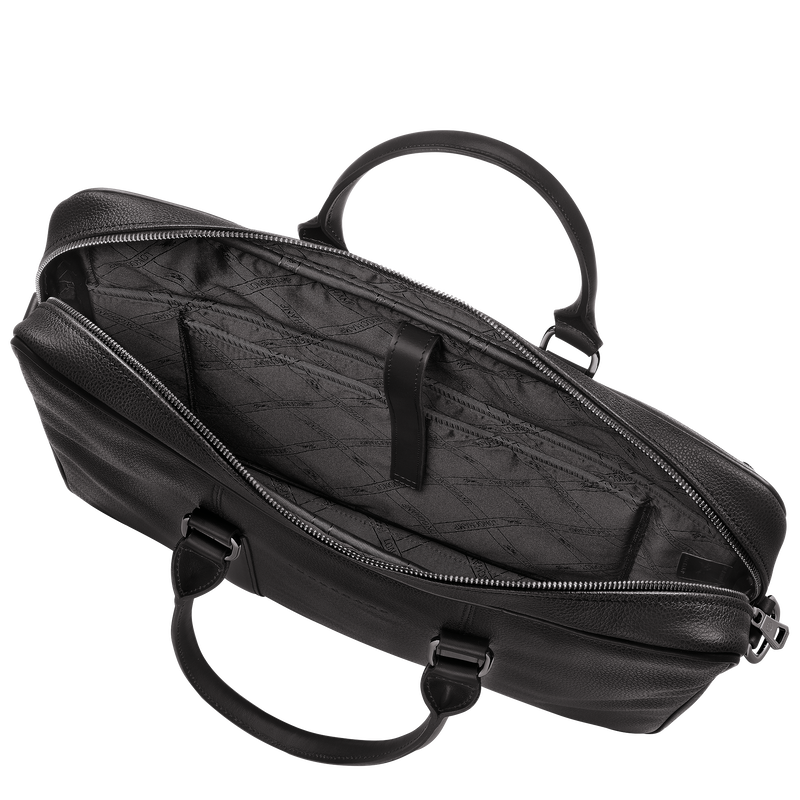 Le Foulonné 系列 S 公文包 , 黑色 - 皮革  - 查看 5 5 Le Foulonné 系列 S 公文包 , 黑色 - 皮革  - 查看 5 5