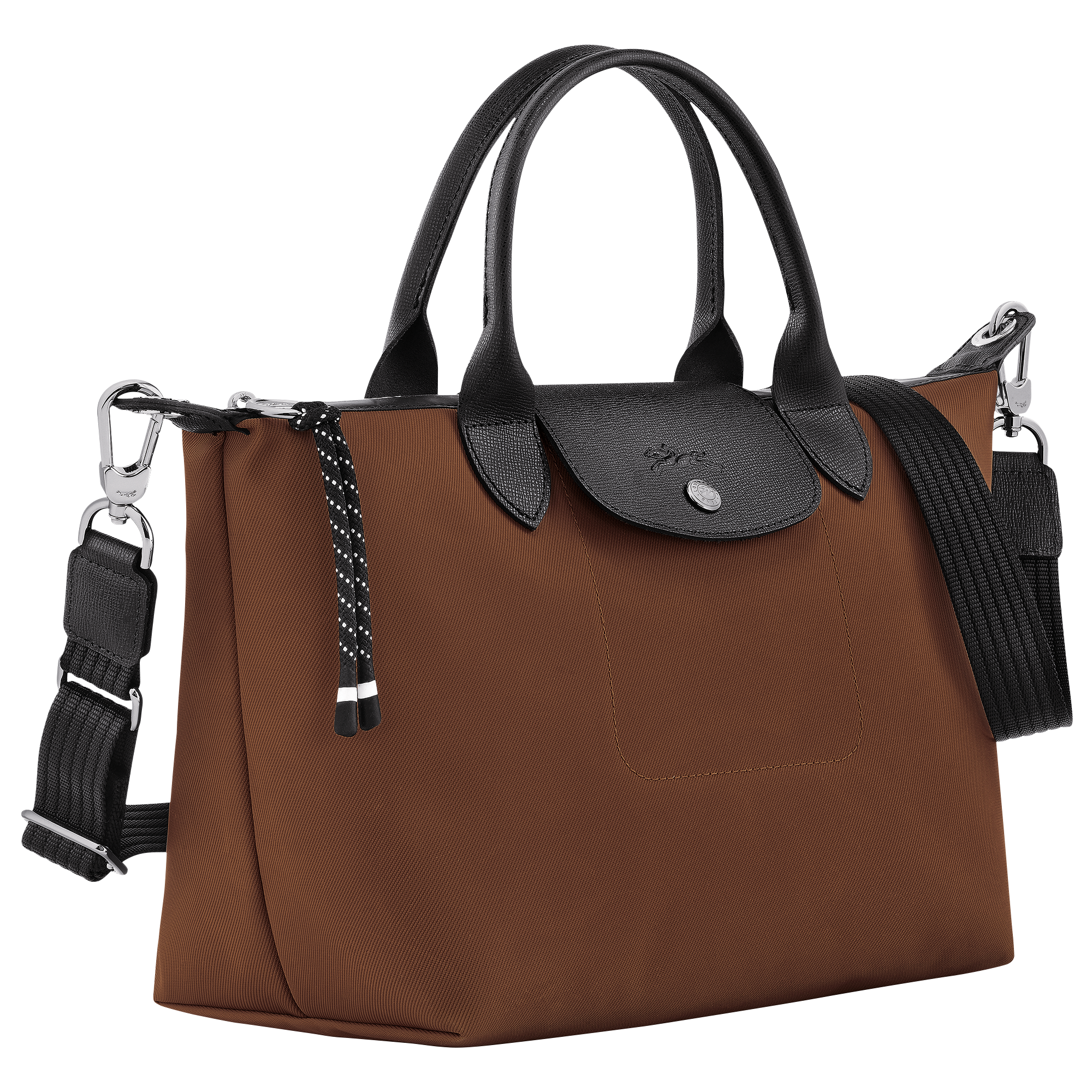 Handbag S, Chocolate - View 3 of
6 - zoom in Le Pliage Energy Handbag S, Chocolate
