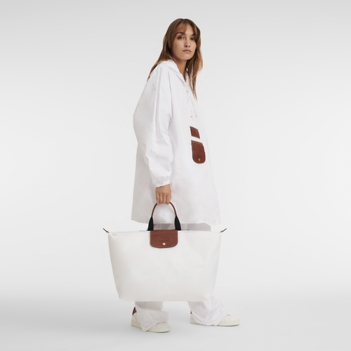 Longchamp X D'heygere 旅行包/双肩背包 S, 白色