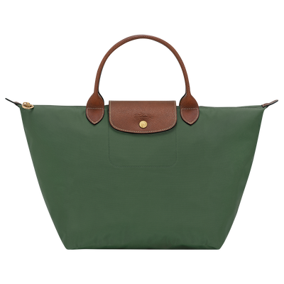 Le Pliage Original M 手提包 , 英伦绿 - 再生帆布