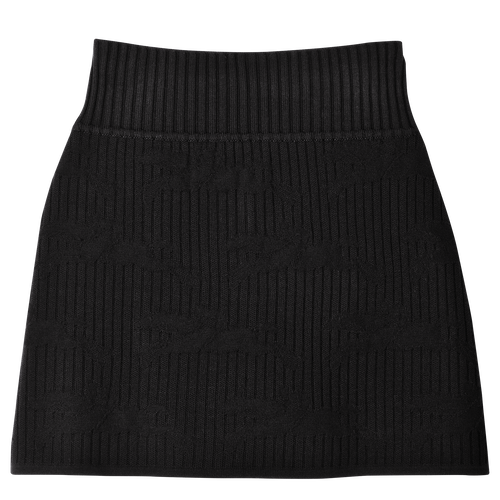 Skirt , Black - Knit - View 1 of  2
